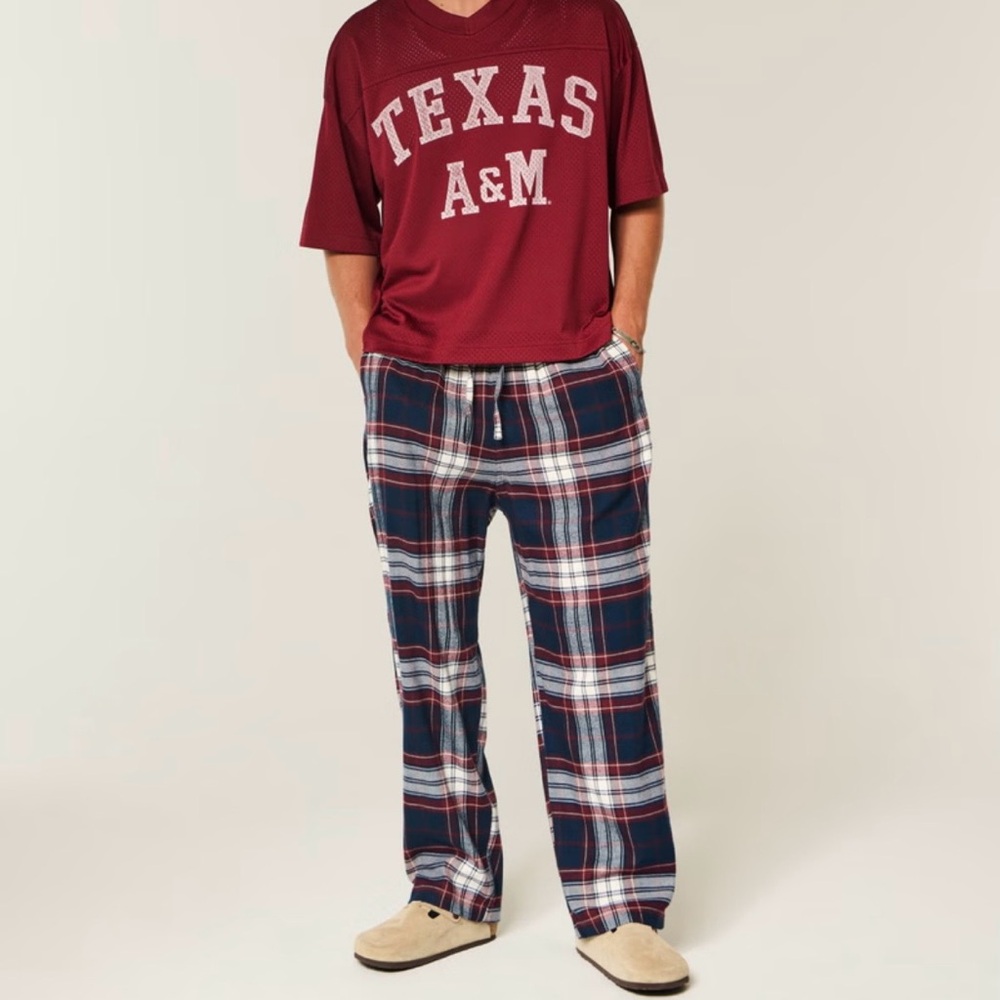 Flannel Pants - Navy Plaid
